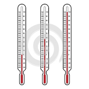 Thermometers Vector illustration