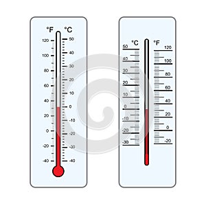 Thermometers Vector
