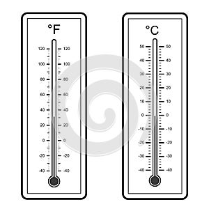 Thermometers Vector photo