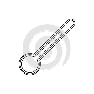 thermometry icon. Element of web for mobile concept and web apps icon. Thin line icon for website design and development, app photo