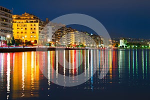 Thessaloniki at dusk, Greece