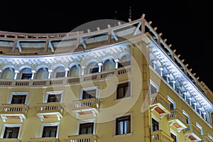 Thessaloniki, Greece Electra Palace Hotel facade.