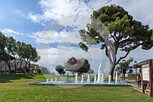 Amazing view of embankment of city of Thessaloniki, Central Macedonia, Greece