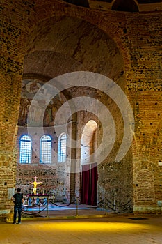 THESSALONIKI, GREECE, SEPTEMBER 8, 2017: View of Interior of Rotunda of Galerius in Thessaloniki, Greece