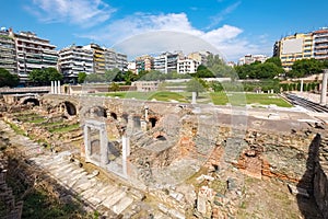 Thessaloniki Roman Forum. Macedonia, Greece