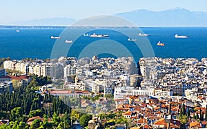 Thessaloniki from the top photo