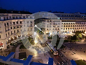 Thessolonika cente square in Greece