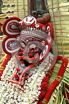 Theyyam faces