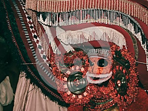 theyyam, a popular artform of worship practiced in kerala