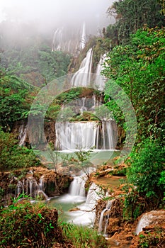 Thi Lo Su, the biggest waterfall in Thialand