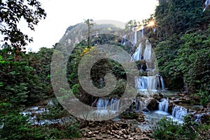 Thi Lo Su, the biggest waterfall in Thialand
