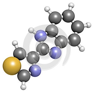 thiabendazole tiabendazole fungicidal and anti-parasite molecule. Used as food preservative and antihelmintic drug.