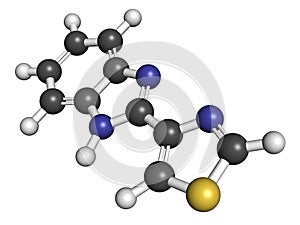 thiabendazole tiabendazole fungicidal and anti-parasite molecule. Used as food preservative and antihelmintic drug.