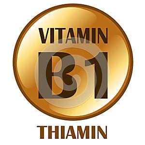 Thiamin, Vitamin B1, Circular pictogram