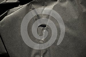 Thick Black Paper Folded