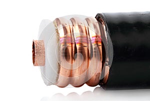 Thick coaxial cable