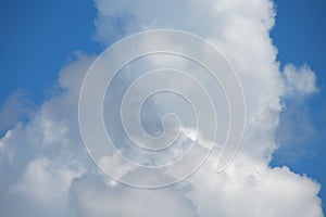 Thick Fluffy Cumulus Clouds in Sky