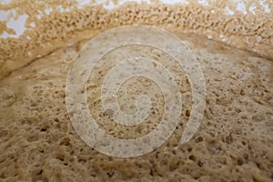 Thick foam in brewing tank