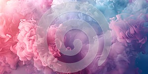 Thick Haze: Dense Smoke Background, Veiled Shadows: Dense Smoke Backdrop - Ai Generated