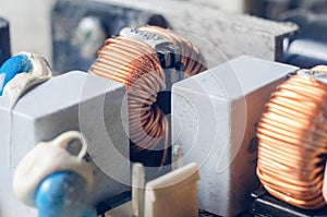 A thick layer of dust covers the internal electronic components of the computer