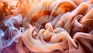 Thick multi-colored smoke