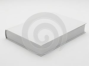 A thick stack of blank white paper on a white background