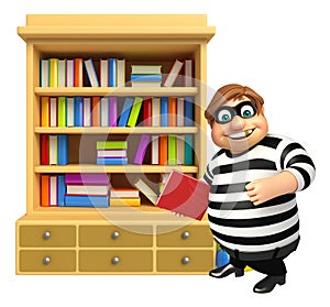 Ladrón un libro estantes un libro 