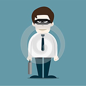 Thief in business man