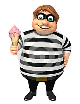 Thief with Ice cream