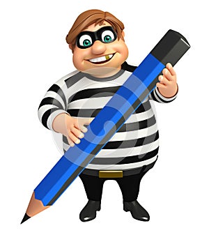Thief with Pencil