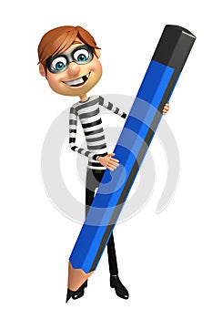 Thief with Pencil