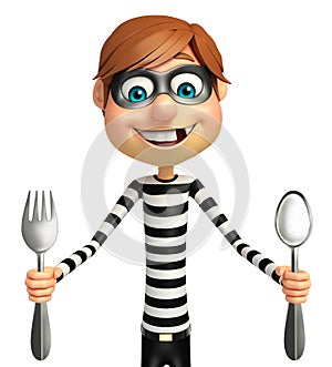 Thief with Spoons