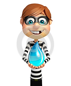 Thief with Water drop