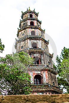 Thien Mu Pagoda, Hue, Vietnam.