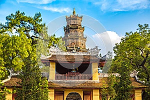 Thien Mu Pagoda in Hue, Vietnam