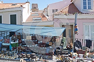 Thieves market, Lisbon, Portigal photo