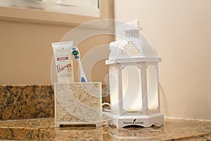 Toothpaste and toothbrush