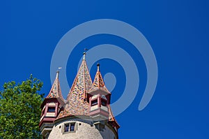 The Thieves Tower, Lindau in Lake Constance, Bavaria, Germany