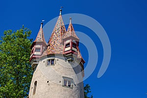 The Thieves Tower, Lindau in Lake Constance, Bavaria, Germany