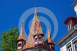 The Thieves Tower, Lindau in Lake Constance, Bavaria, Germany