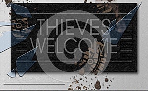 Thieves Welcome Doormat photo