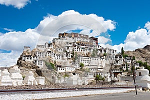 Thikse Monastery Thikse  Gompa in Ladakh, Jammu and Kashmir, India.