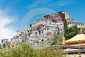 Thikse Monastery Thikse  Gompa in Ladakh, Jammu and Kashmir, India.