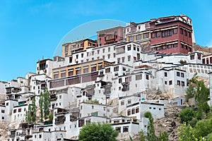 Thikse Monastery Thikse  Gompa in Ladakh, Jammu and Kashmir, India.