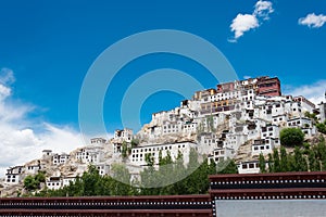 Thikse Monastery Thikse  Gompa in Ladakh, Jammu and Kashmir, India.