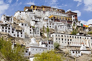 Thiksey Buddhist Monastery near Leh in Ladakh, Kashmir, India