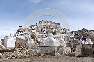 Thiksey Monastery in Ladakh, India