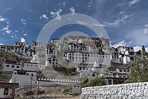 Thiksey monastery in Ladakh, India, Asia photo