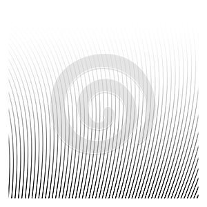 Thin gray gradient lines pattern background. Simple vector abstract pattern