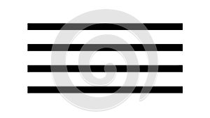 Thin Horizontal Stripe Pattern: Minimalist Modern Geometric, vector design Generative AI